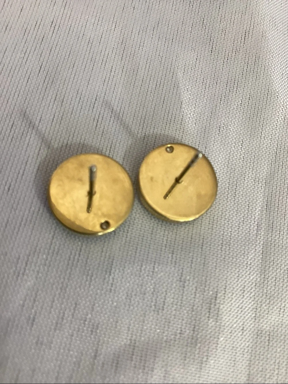 Michael Kors Gold-Tone Turquoise Circle Stud Earrings